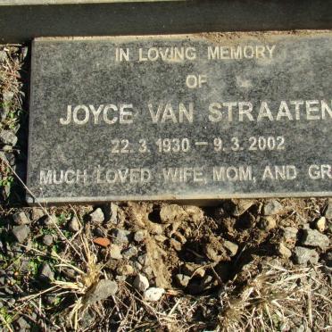 STRAATEN Joyce, van 1930-2002