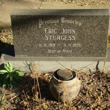 STURGESS Eric John 1912-1970
