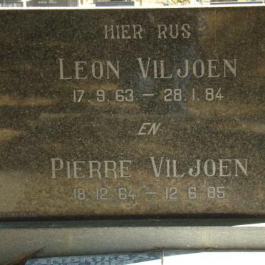 VILJOEN Leon 1963-1984 :: VILJOEN Pierre 1964-1985