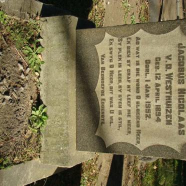 WESTHUIZEN Jacobus Nicolaas, van der 1894-1952