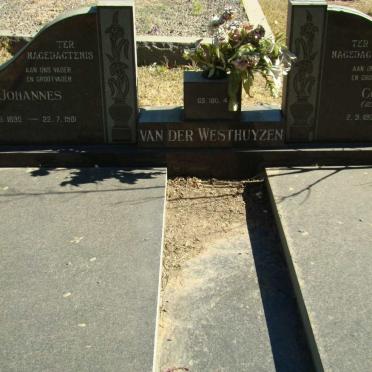 WESTHUYZEN Johannes, van der 1890-1981 &amp; Cornelia VAN BILJON 1908-1981