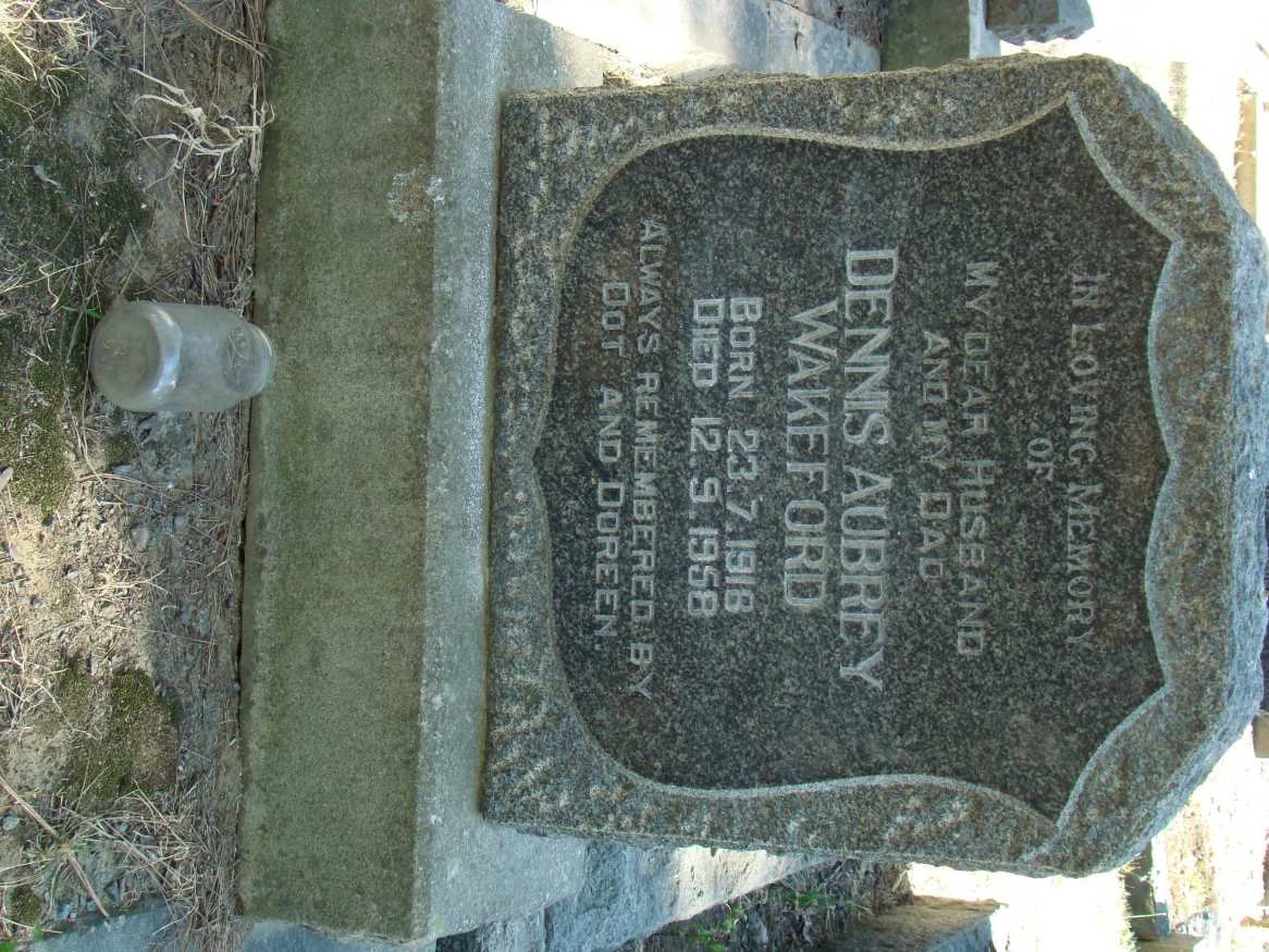 WAKEFORD Dennis Aubrey 1918-1958