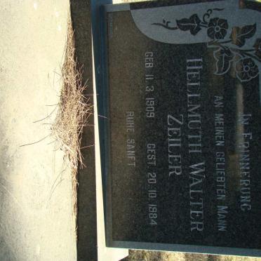 ZEILER Hellmuth Walter 1909-1984