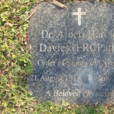 DAVIES Albert Harold 1917-2008