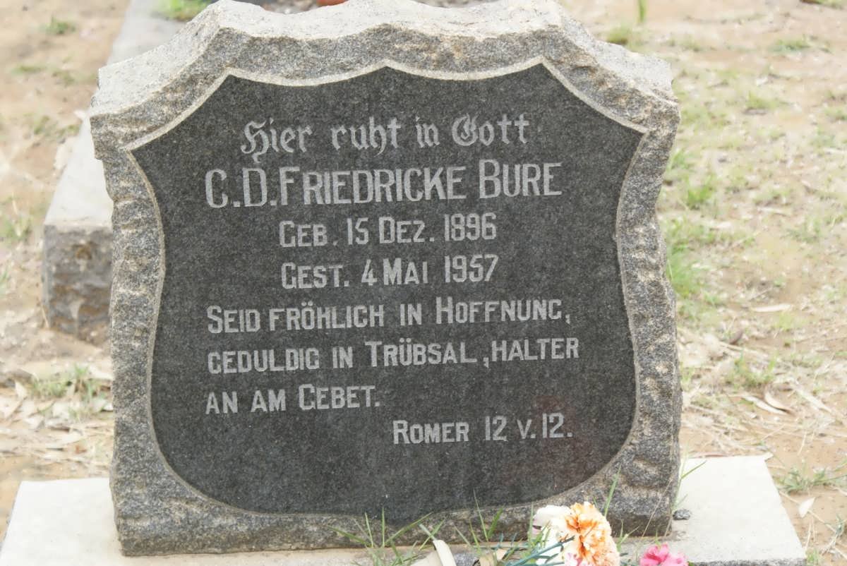 BURE C.D. Friedricke 1896-1957