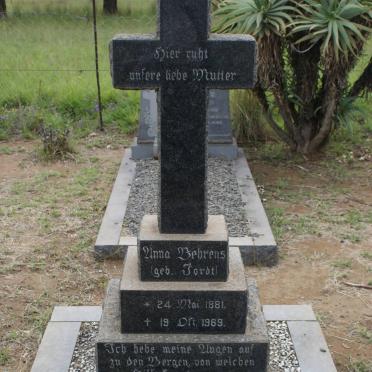 BEHRENS Urma nee TORDT 1881-1969