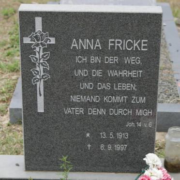 FRICKE Anna 1913-1997