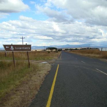 1. Signage to Spearman cemetery