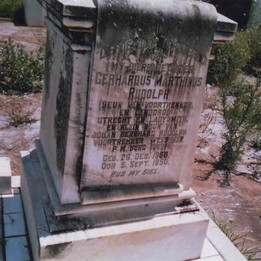 RUDOLPH Gerhardus Marthinus 1868-1950