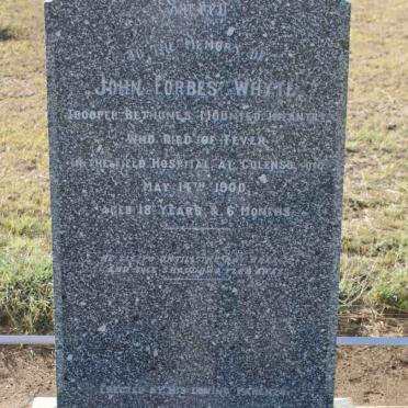 WHYTE John Forbes -1900