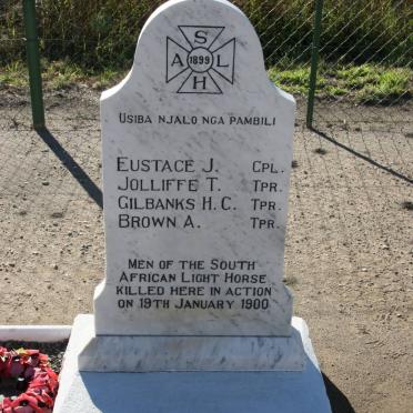 07. Memorial stone - South African Light horse - 1900