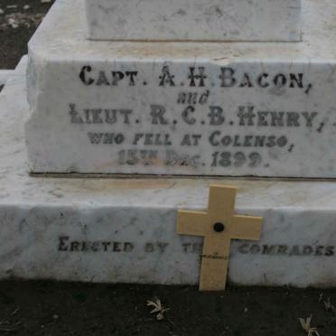 BACON A.H. -1899 :: HENRY R.C.B. -1899