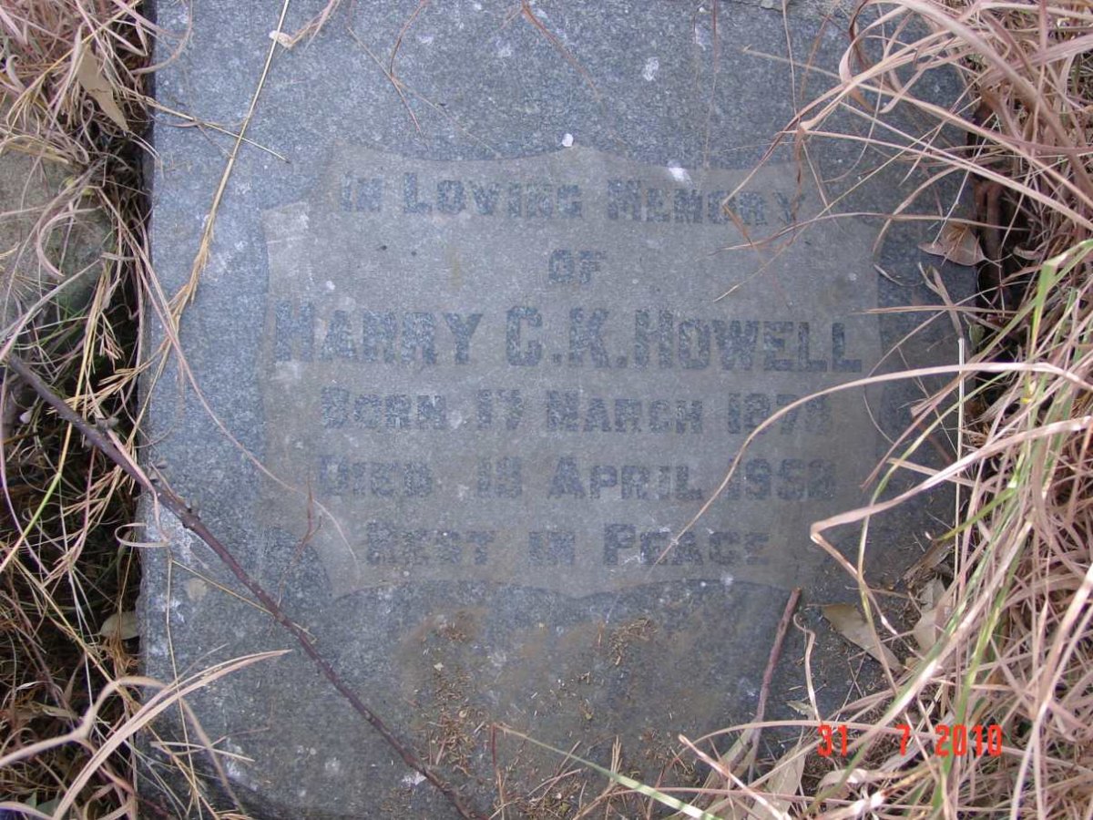 HOWELL Harry C.K. 1878-1958