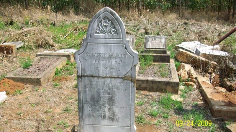 OOSTHUIJSE Elizabeth Susanna nee HOWELL