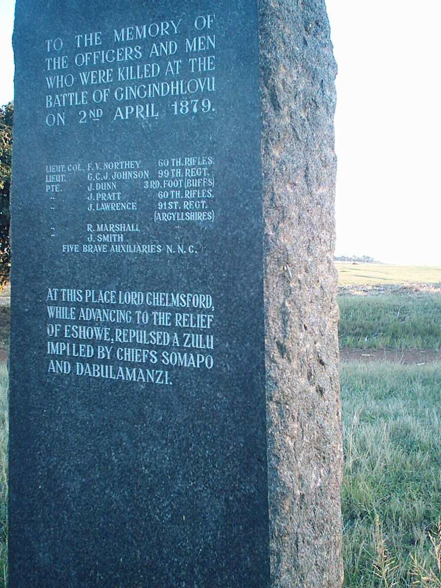 5. Gingindlovu war graves
