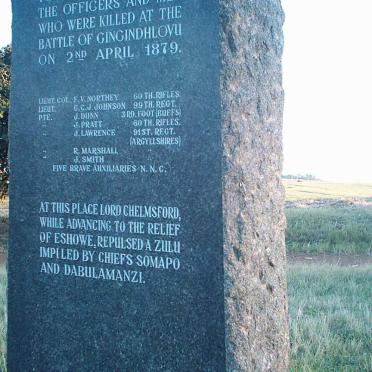5. Gingindlovu war graves