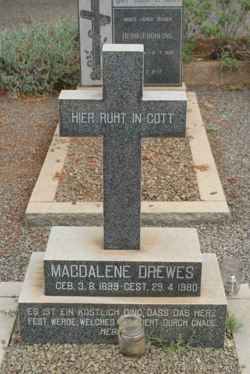 DREWES Magdalene 1899-1980