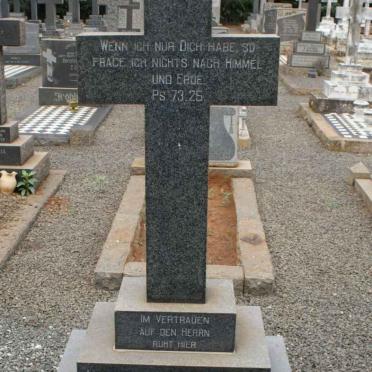 DAMMANN Johanna Luise Marie nee KLINTWORTH 1901-1971