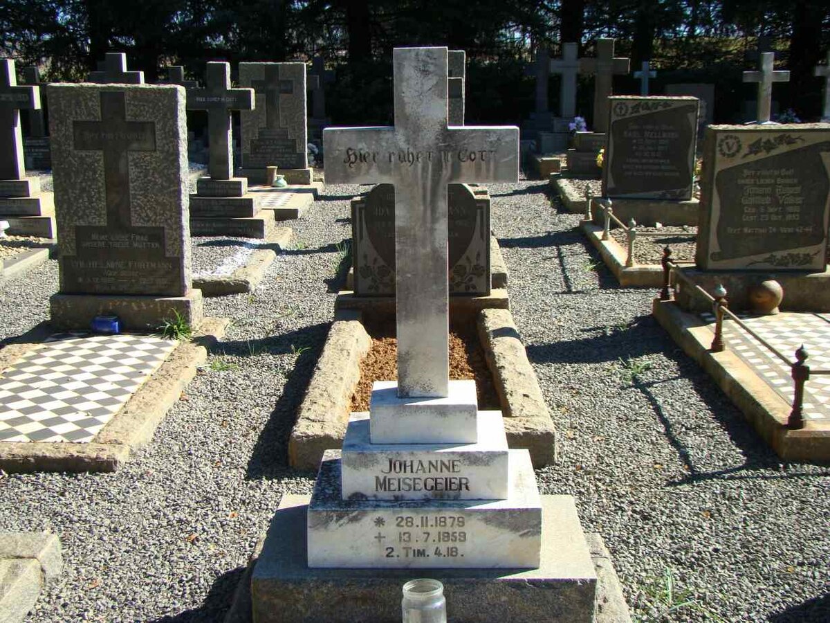 MEISEGEIER Johanne 1879-1959