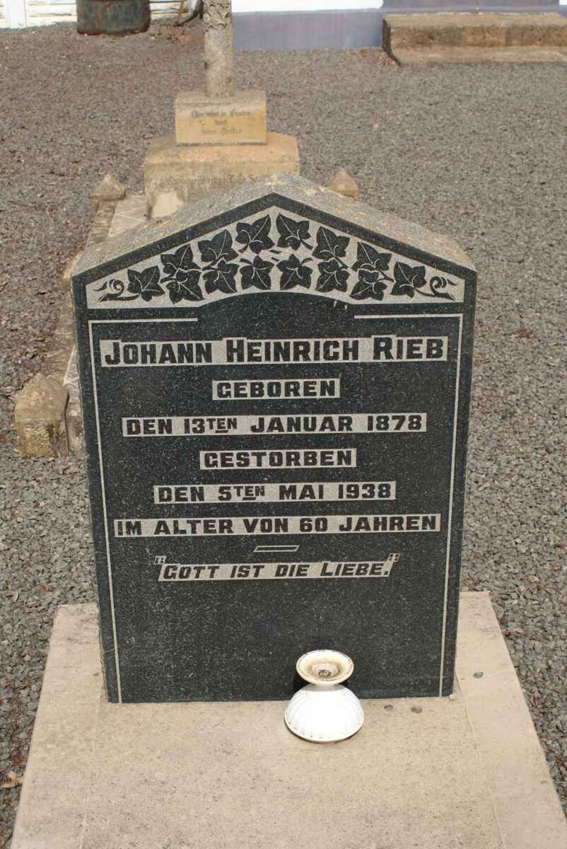 RIEB Johann Heinrich 1878-1938