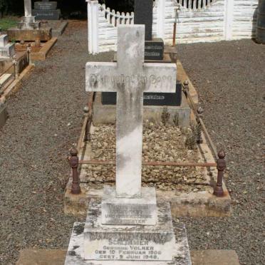 SCHLIMMER Auguste Anna Maria nee VOLKER 1906-1948