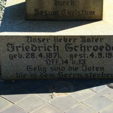 SCHROEDER Friedrich 1871-1952