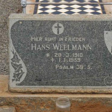 WELLMANN Hans 1910-1959