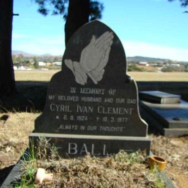 BALL Cyril Ivan Clement 1924-1977
