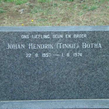 BOTHA Johan Hendrik 1957-1974