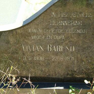 BESTER Vivian Barend 1906-1971