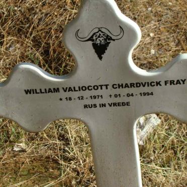 FRAY William Valiocott Chardvick 1971-1994