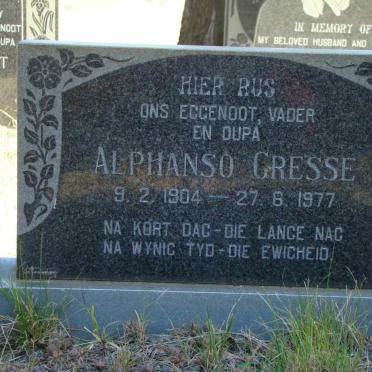GRESSE Alphanso 1904-1977