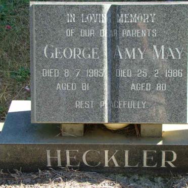 HECKLER George -1985 &amp; Amy May -1986