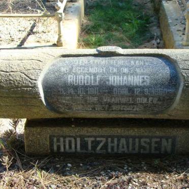 HOLTZHAUSEN Rudolf Johannes 1911-1960