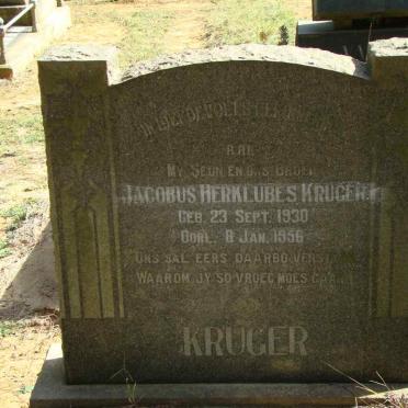 KRUGER Jacobus Herklubes 1930-1956