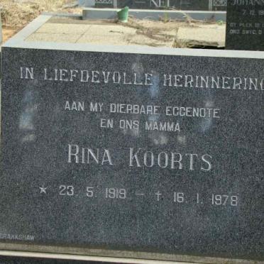 KOORTS Rina 1919-1978