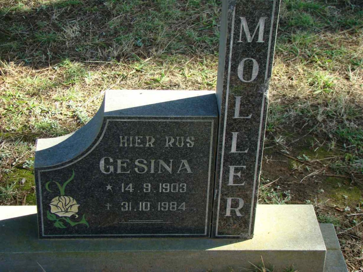 MOLLER Gesina 1903-1984
