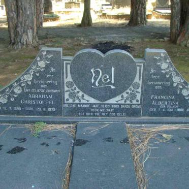 NEL Abraham Christoffel 1899-1975 &amp; Francina Albertina COLLYER 1914-2001