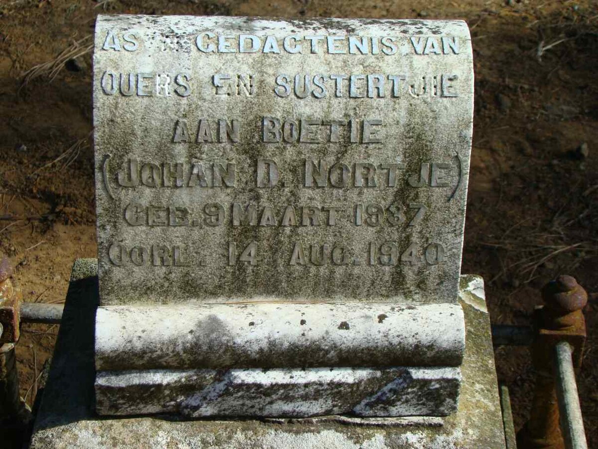 NORTJE Johan D. 1937-1940