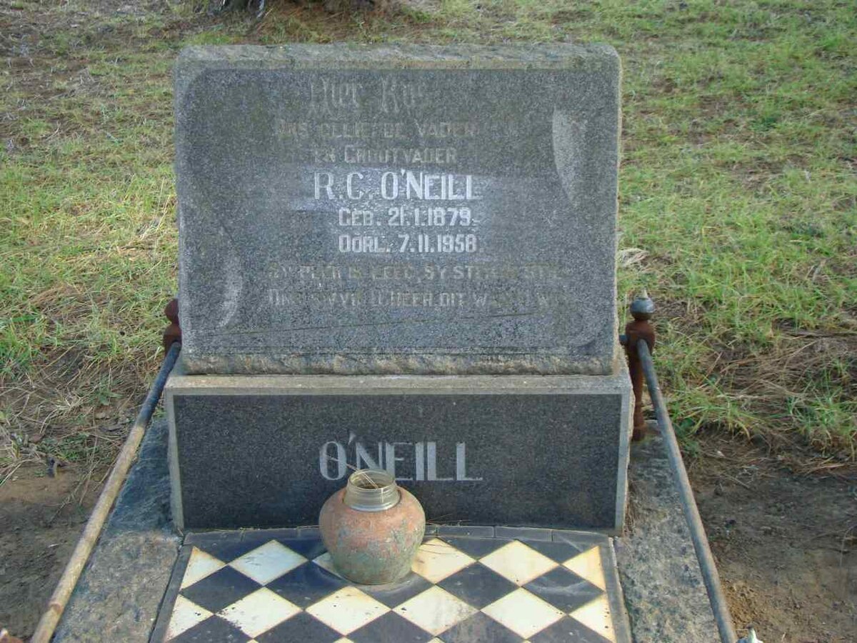 O'NEILL R.C. 1879-1958