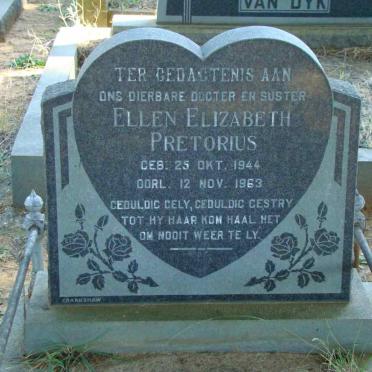 PRETORIUS Ellen Elizabeth 1944-1963