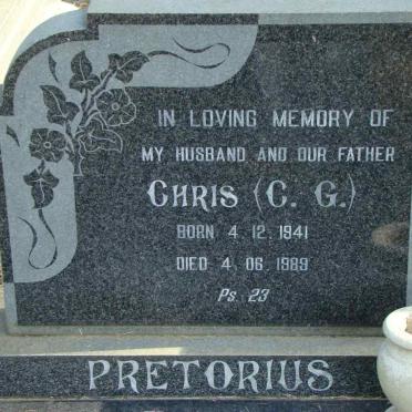 PRETORIUS C.G. 1941-1989
