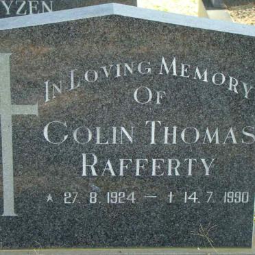 RAFFERTY Colin Thomas 1924-1990