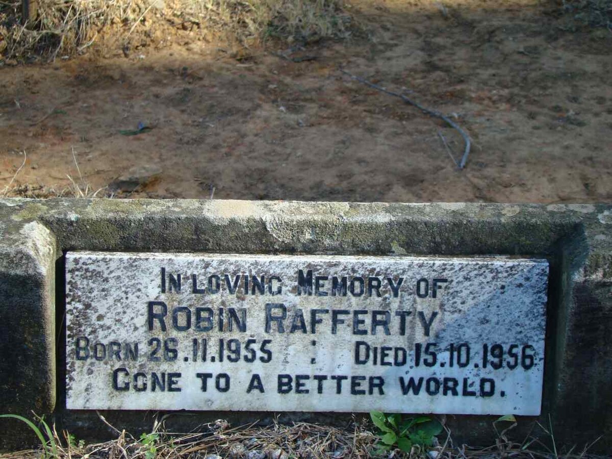 RAFFERTY Robin 1955-1956