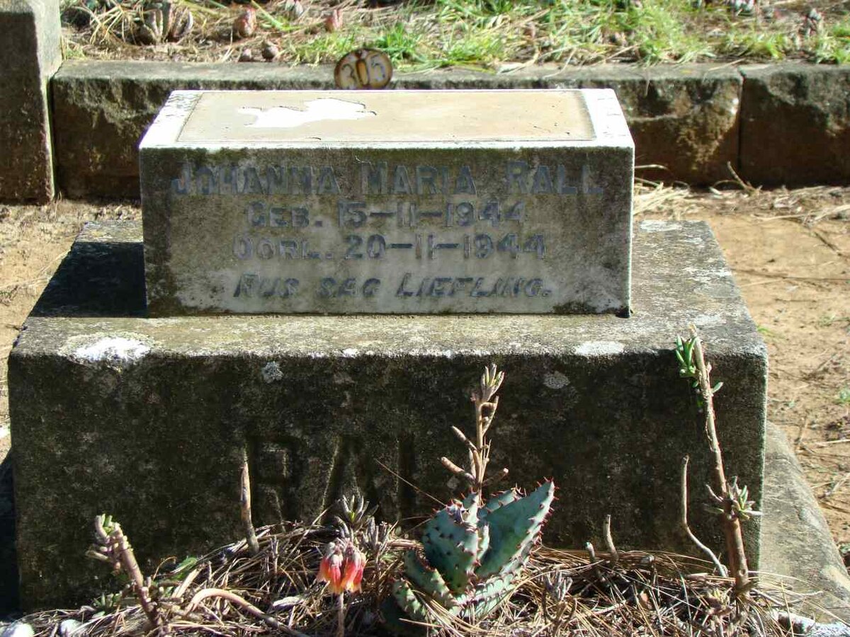 RALL Johanna Maria 1944-1944