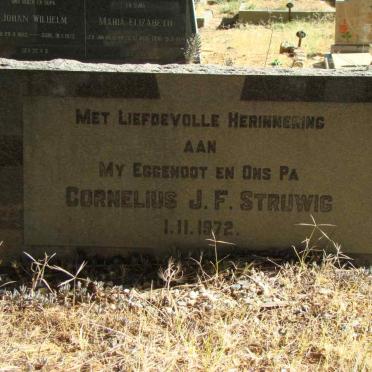STRUWIG Cornelius J.F. -1972