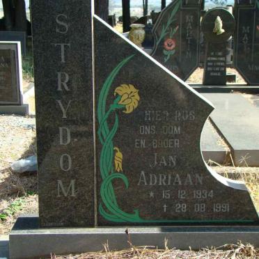 STRYDOM Jan Adriaan 1934-1991