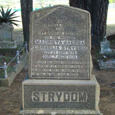 STRYDOM Magrieta Jacoba Cornelia 1879-1938