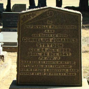STRYDOM Cornelius Johannes 1868-1947