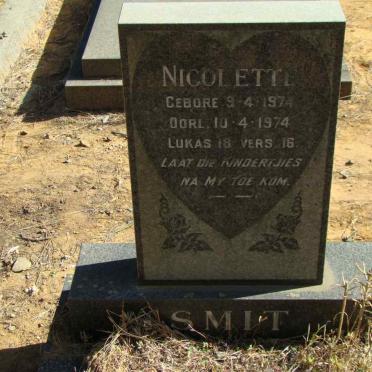 SMIT Nicolette 1974-1974